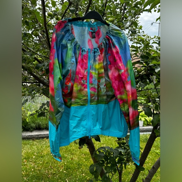 ADIDAS BY STELLA MCCARTNEY Adizero Printed Running Jacket - Sz M - Picture 3 of 15